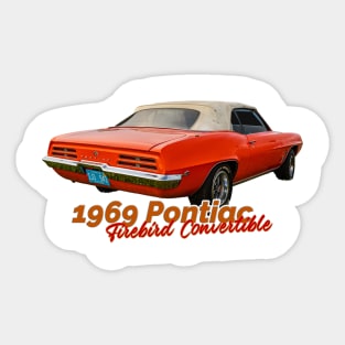 1969 Pontiac Firebird Convertible Sticker